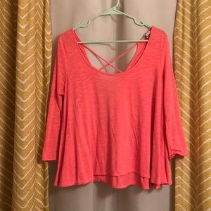 Coral AE - 1/4 Sleeve Top